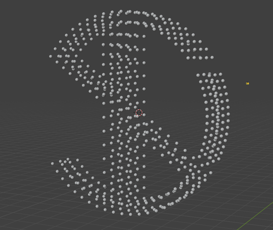 Drone show design in Blender